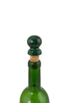 3" Inch Green Alabaster Stone Wine Bottle Stoppers (set of 2)