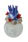 8" Capodimonte Porcelain Diffuser with Ocean Animals