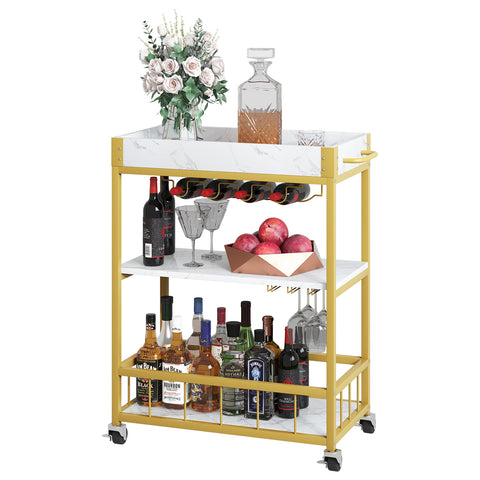 3 Tier Rolling Kitchen Cart