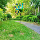 67" Peacock Style Wind Spinner