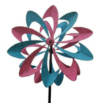 83" Pink and Blue Metal Wind Spinner