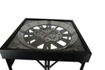 24" x 24" Moving Gear Clock Table