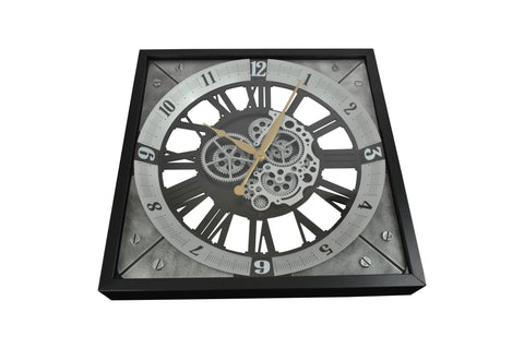 24" x 24" Moving Gear Clock Table