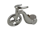 10" Polished Silver Tricycle Bottle Holder