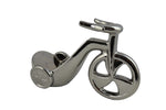 10" Polished Silver Tricycle Bottle Holder