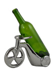 10" Polished Silver Tricycle Bottle Holder