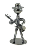 7.5" Inch Tall Guitar Player Spring Figurine